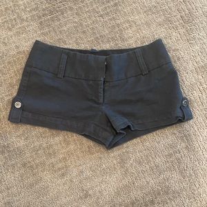Guess black cotton shorts